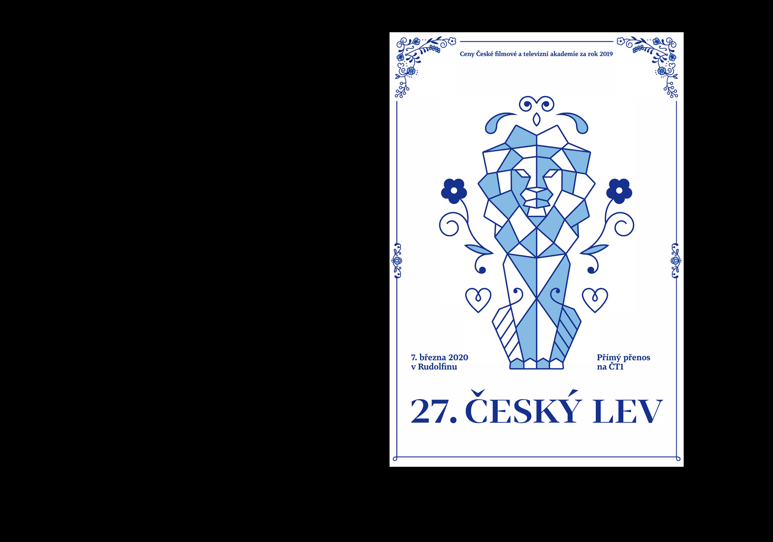 Galavečer Českého lva v modrobílém stylu proběhne 7. března 2020 Galavečer Českého lva v modrobílém stylu proběhne 7. března 2020