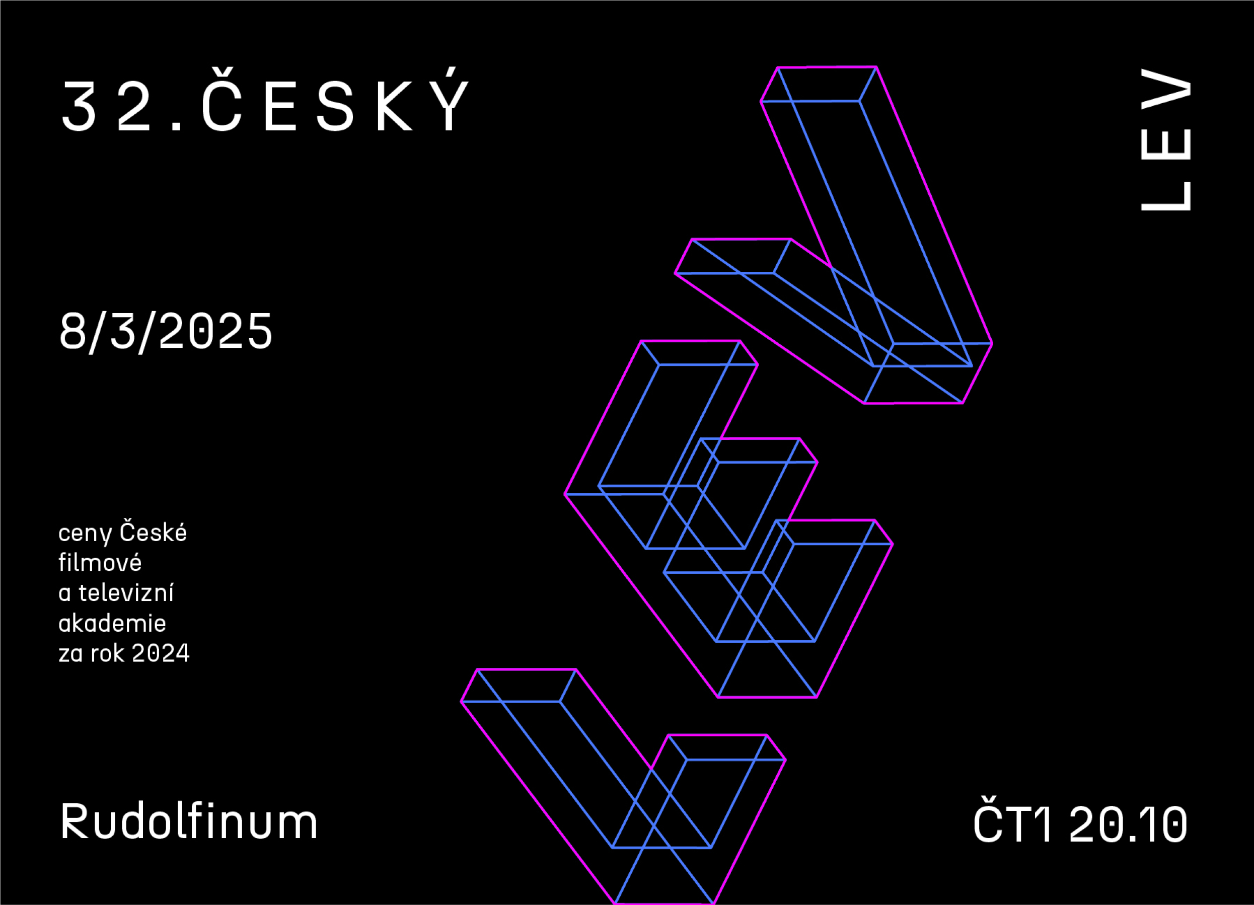 ČFTA - Letošní vizuál Českého lva si hraje s iluzemi a optickým klamem - 1 ČFTA - Letošní vizuál Českého lva si hraje s iluzemi a optickým klamem - 1